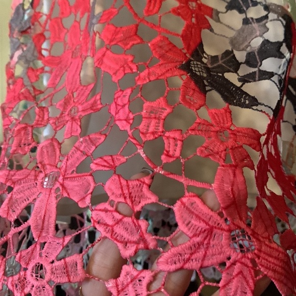 Elie Tahari dress. Woman’s size 2 small. Lace overlay. - Picture 5 of 8